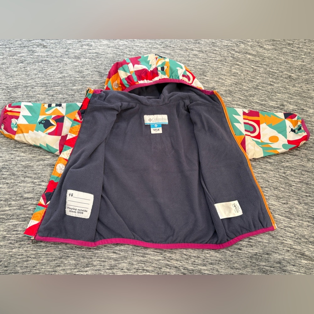 Columbia Lightweight Jacket 2T Fleece Lined - Picture 5 of 6